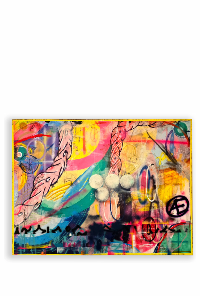 Leiga "A.E" Técnica mista sobre tela 2022