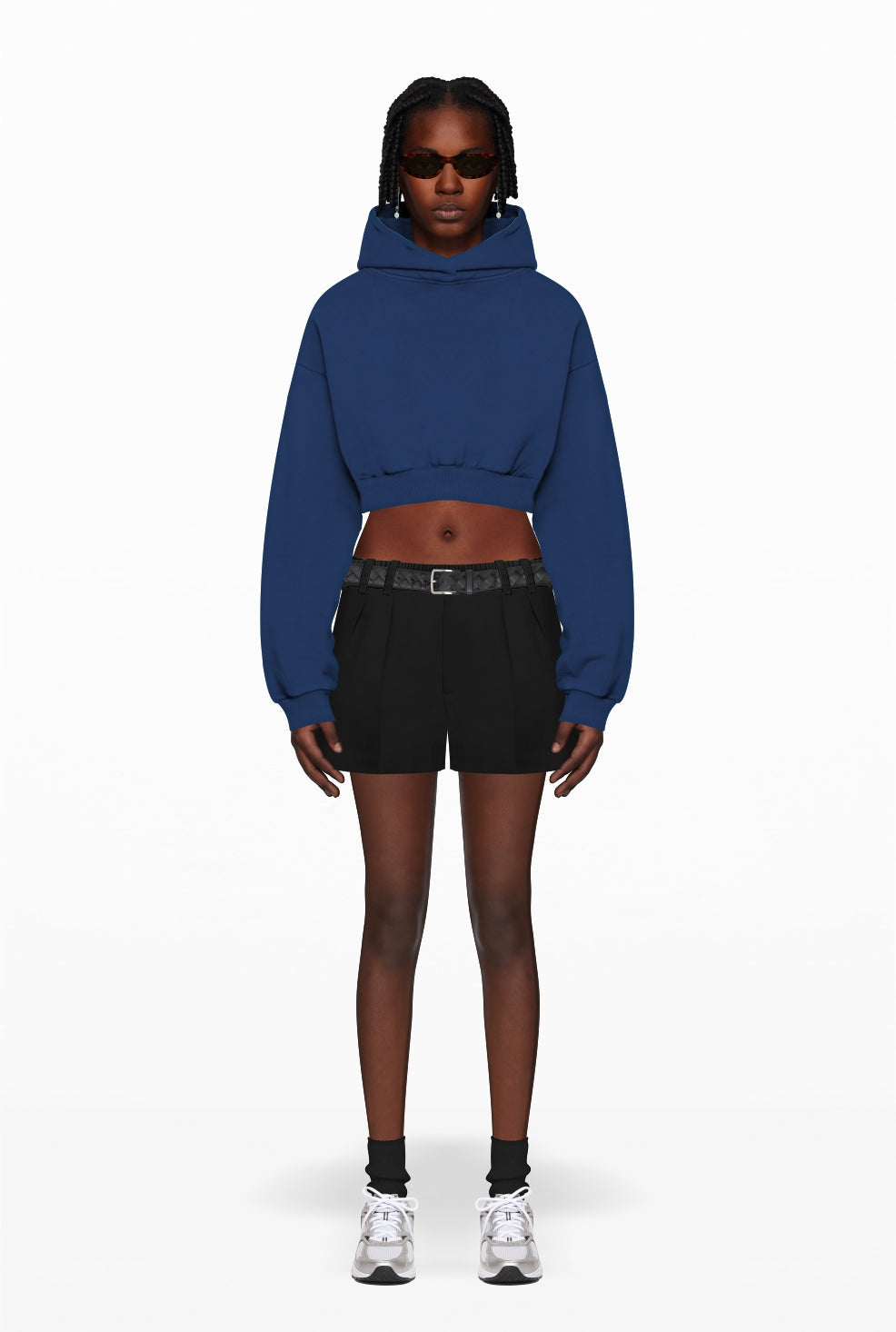OUAT BLACK SQUARE HOODIE Mサイズ FM1© Boxy-fit 